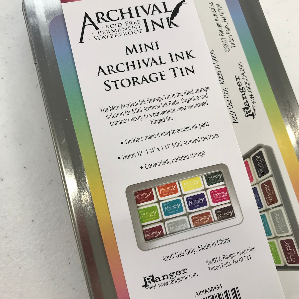 Mini Archival Ink Storage Tin