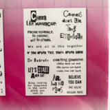 Art by Marlene Essentials Rub-on Transfers ALPHABET SET 6 sheets