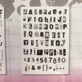 Art by Marlene Essentials Rub-on Transfers ALPHABET SET 6 sheets