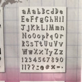 Art by Marlene Essentials Rub-on Transfers ALPHABET SET 6 sheets