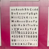 Art by Marlene Essentials Rub-on Transfers ALPHABET SET 6 sheets