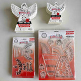Art by Marlene  GUARDIAN ANGEL clear stamp set - Essentials Christmas