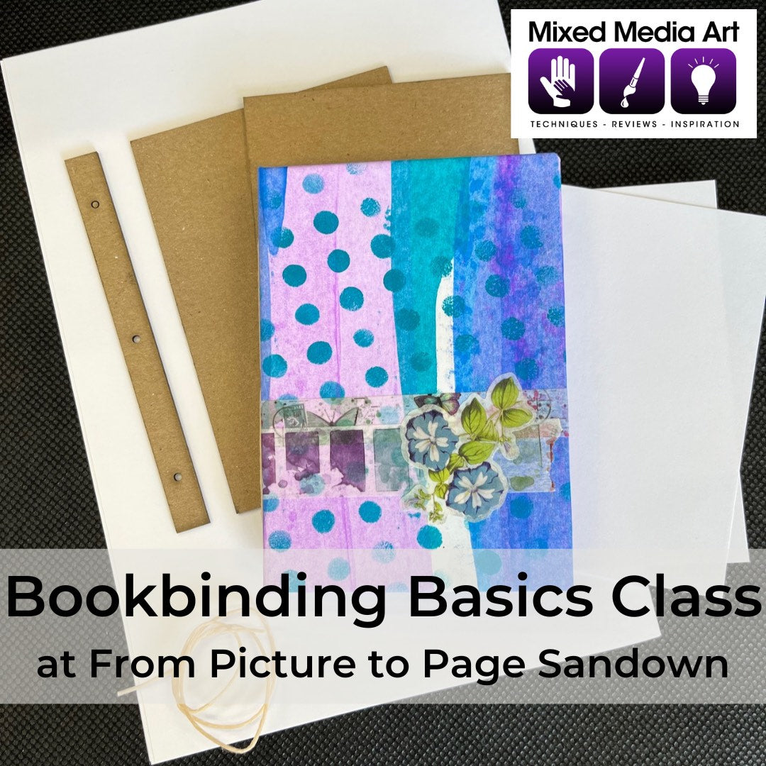 Bookbinding basics classes at P2PCrafts Sandown – Mixed Media Art Studio