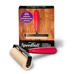 Speedball Brayer 4 Inch Rubber - fixed