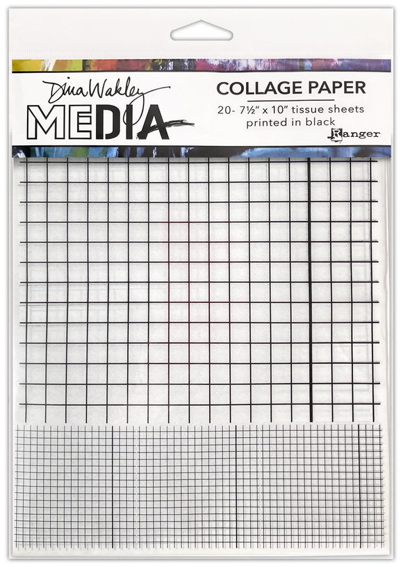 Dina Wakley  Grid Collage Paper