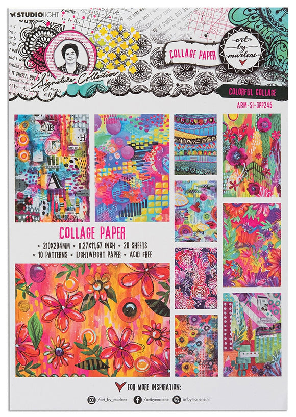 Studio Light • Art By Marlene Die-cut Paper Pad X-tra big elements - AS Studio Light • Art By Marlene Die-cut Paper Pad X-tra big elements - AS
