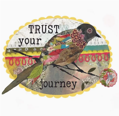 Trust your journey - Sticker - Kelly Rae Roberts