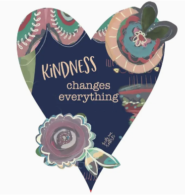 Kindness changes everything heart - Sticker - Kelly Rae Roberts