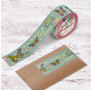 Trust your Journey - gold foil washi tape 30mm - Kelly Rae Roberts