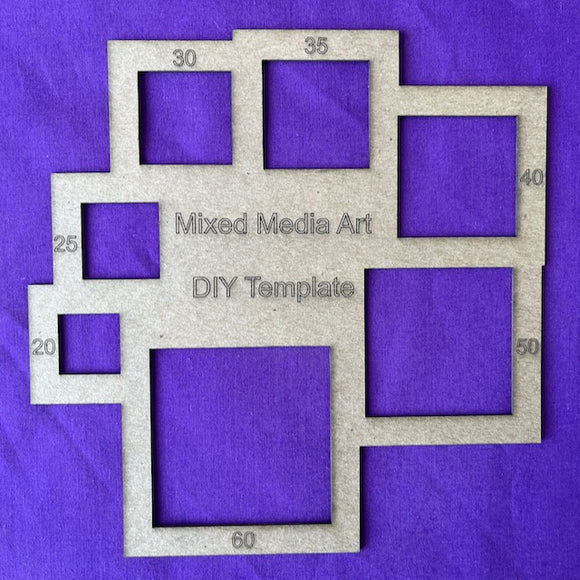 MMA DIY Template - SQUARES