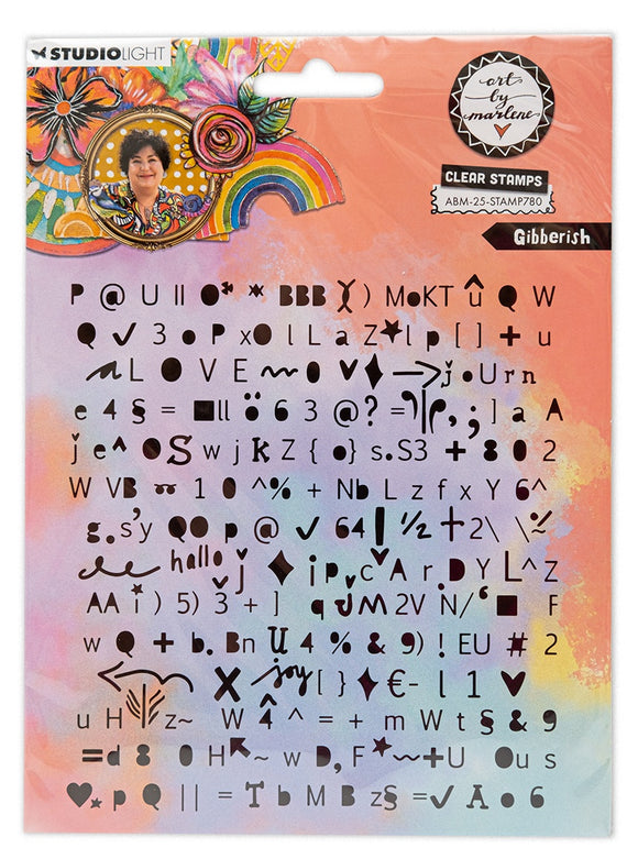 Art by Marlene Clear Stamp GIBBERISH