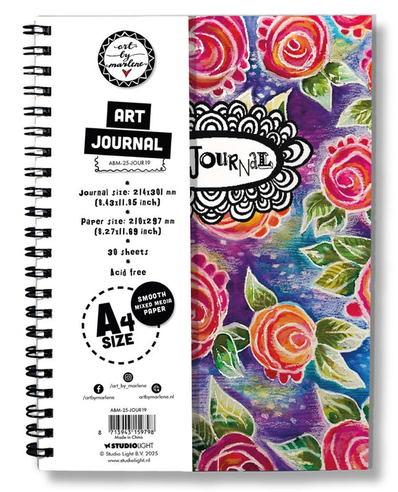Art by Marlene Art Journal A4 size spiral bound