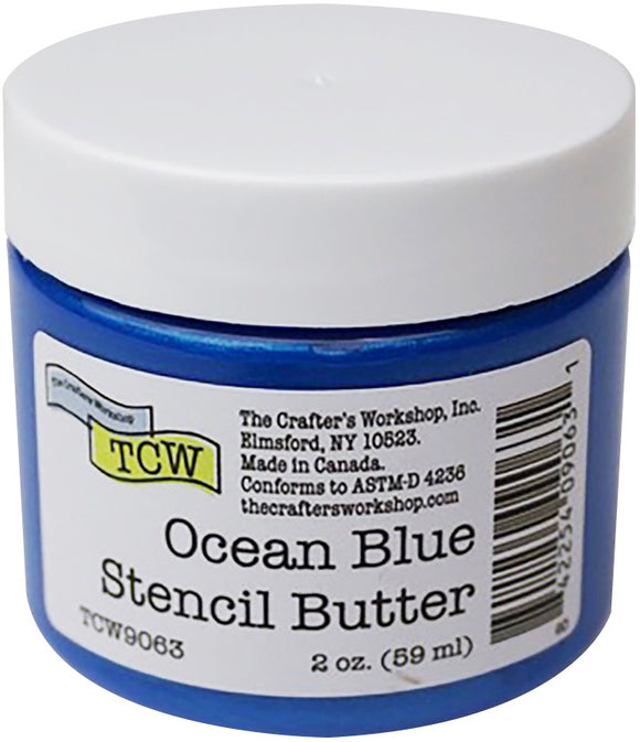TCW Stencil Butter OCEAN BLUE 2oz