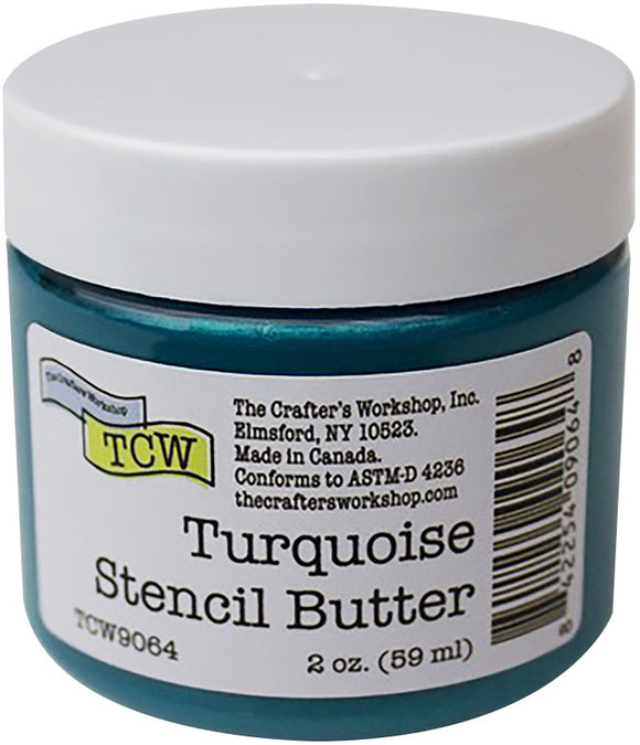 TCW Stencil Butter TURQUOISE 2oz