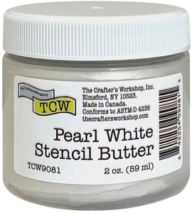 TCW Stencil Butter PEARL WHITE 2oz