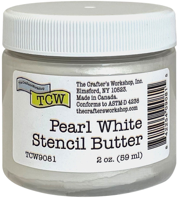 TCW Stencil Butter PEARL WHITE 2oz