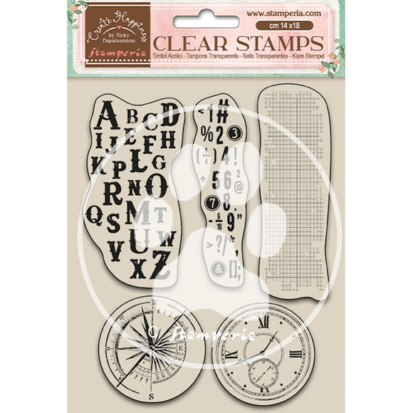 Create Happiness ALPHA & NUMBERS Stamps