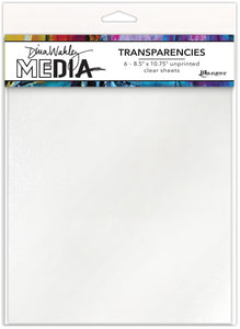 Dina Wakley Transparencies CLEAR SHEETS MDA80565