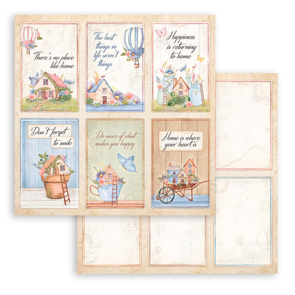 Welcome Home 12x12 - 6 CARDS Stamperia