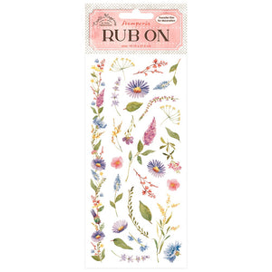 Create Happiness FLOWERS Rub ons