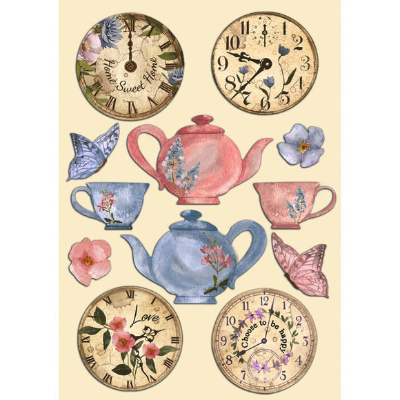 Welcome Home Wooden Shapes CLOCKS A5