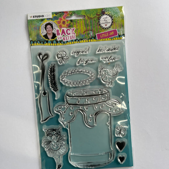 Art by Marlene LITTLE JAR clear stamp set