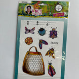 Art by Marlene A BUG'S LIFE clear stamp set Back to Nature