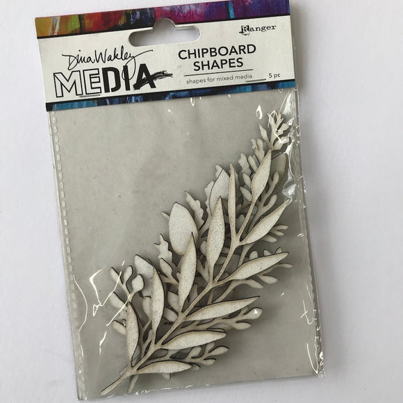 Dina Wakley Media Chipboard Shapes SPRIGS MDA74960