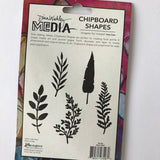 Dina Wakley Media Chipboard Shapes SPRIGS MDA74960