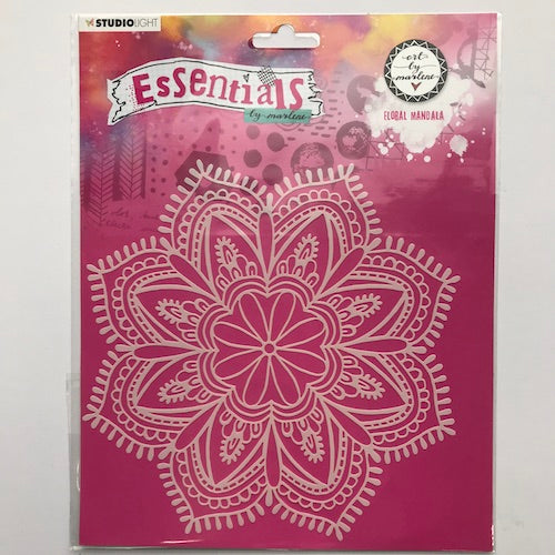 Art by Marlene Stencil FLORAL MANDALA ABM-ES-MASK71