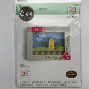 Sizzix Thinlits Eileen Hull SHADOWBOX FRAMES #2 665939 3pcs