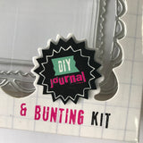 DIY Journal & Bunting kit - Art by Marlene