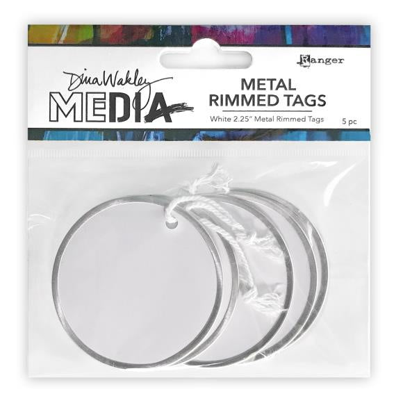 Dina Wakley Metal Rimmed Tags 2.25