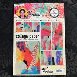 Artsy Arabia Collage Papers 07 Art by. Marlene CPBM07