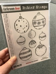 Fine Baubles Rubber Stamp Set DDRS180