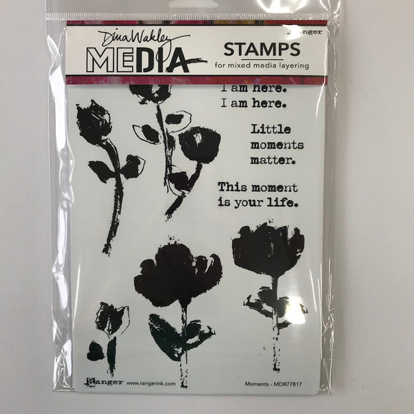 Dina Wakley Media Stamps MOMENTS MDR77817