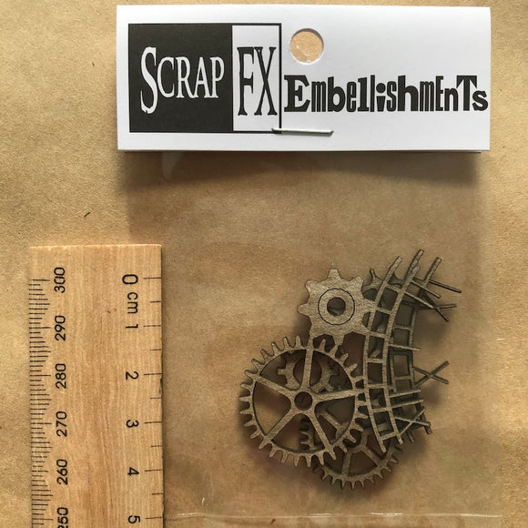 ScrapFX Chipboard Fractured Time
