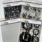 Dina Wakley Transparencies FRAMES & FIGURES SET 1 - 6 sheets MDA80541