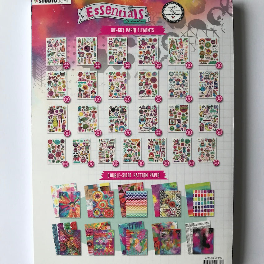 Art by Marlene Die Cuts THE GOLDEN OLDIE XXL COLLECTORS BOOK Mixed Media Art Studio