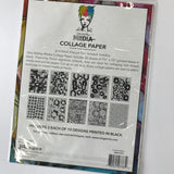 Dina Wakley Media Collage Tissue Paper 20 sheets 7.5in x 10in MDA77879 PAINTED MARKS