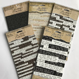 Tim Holtz idea-ology Clippings sticker book TH94030