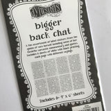 Dylusions bigger back chat set 1 white DYA65456