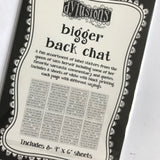 Dylusions bigger back chat set 2 white DYA68808