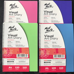 Visual Art Diary A4 Clear Cover