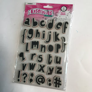 Art by Marlene Essentials CREATIVE ALPHABET Rubber cling stamp set