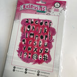 Art by Marlene Essentials CREATIVE ALPHABET Rubber cling stamp set