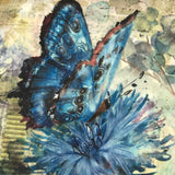 Ciao Bella A4 Rice Paper 28 gsm Blue Butterfly, Microcosmos CBRP121