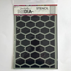 Dina Wakley Media Stencil 9"X6" LATTICE MDS77688