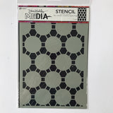 Dina Wakley Media Stencil 9"X6" CONNECTED DOTS MDS77640