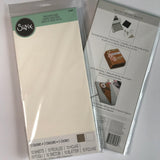 Sizzix Mixed Media Board 6in x 13in 10 shts 2 colours 663891